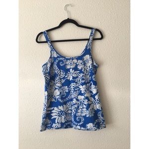 Printed Tabbie Tank Top - XL